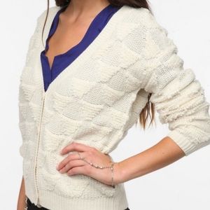 UO Looped Triangle cardigan